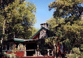 julian california big cat cabin front porch
